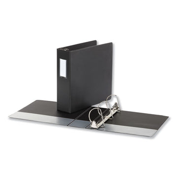 Universal® Deluxe Non-view D-ring Binder With Label Holder, 3 Rings, 1.5" Capacity, 11 X 8.5, Navy Blue freeshipping - TVN Wholesale